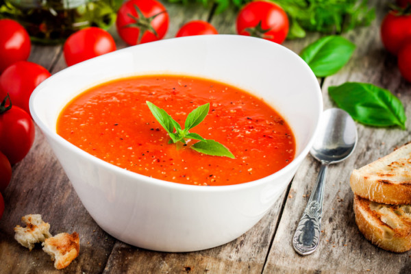 Tomatensuppe mit Kokosmilch - Feinfix